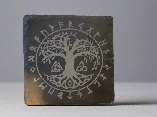 Custom Engraved Slat Coaster